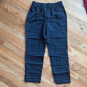 Plaid trousers